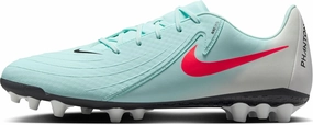 Nike Phantom GX 2 Academy AG Low-Top Soccer Cleats (FJ2552-300, Mint/Off Noir/Atomic Red)