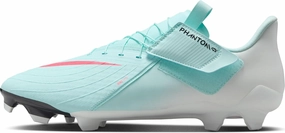 Nike Phantom GX 2 Academy EasyOn MG Low-Top Soccer Cleats (FD6724-300, Mint/Off Noir/Atomic Red)