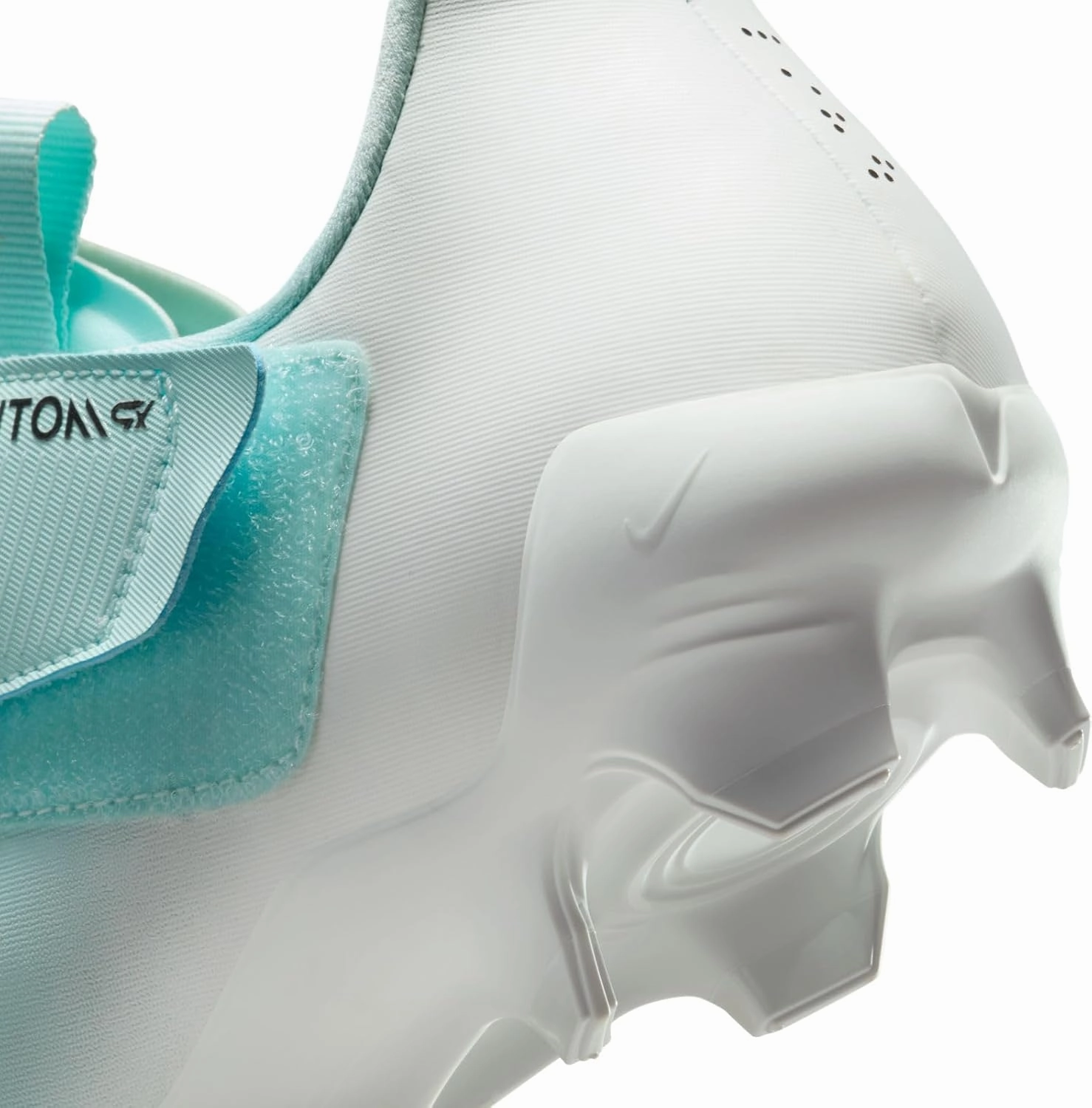 Nike Phantom GX 2 Academy EasyOn MG Low-Top Soccer Cleats (FD6724-300, Mint/Off Noir/Atomic Red)