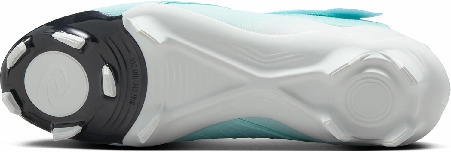 Nike Phantom GX 2 Academy EasyOn MG Low-Top Soccer Cleats (FD6724-300, Mint/Off Noir/Atomic Red)