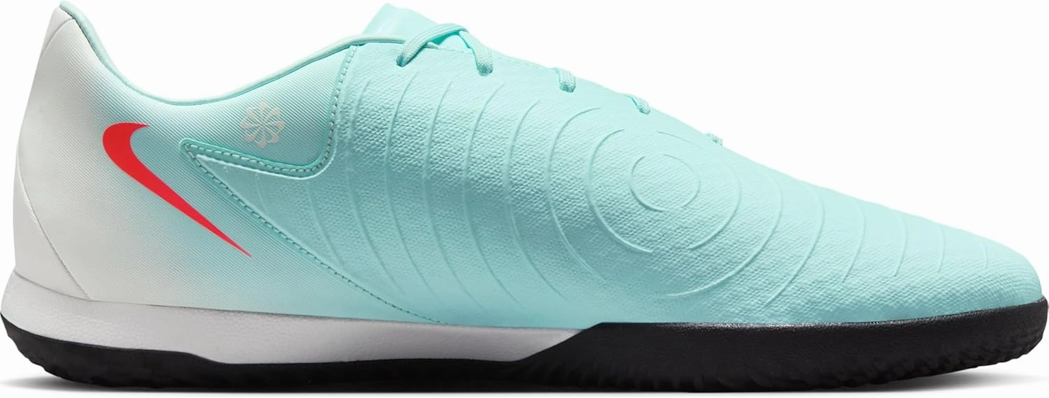 Nike Phantom GX 2 Academy IC Low-Top Soccer Shoes (FJ2581-300, Mint/Off Noir/Atomic Red)