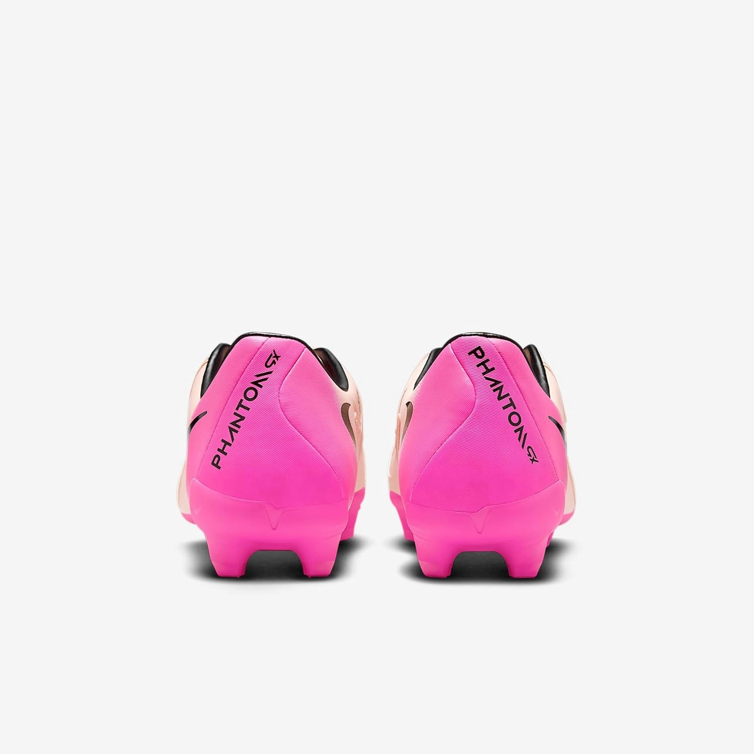 Nike Phantom GX 2 Academy MG Low-Top Soccer Cleats (FD6723-800, Crimson Tint/Pink Blast/Black)