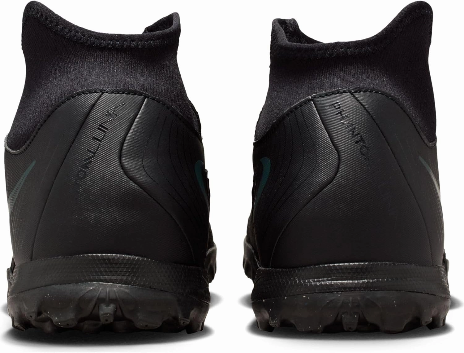 Nike Phantom Luna 2 Academy TF High-Top Soccer Shoes (FJ2566-002, Black/Deep Jungle/Black)