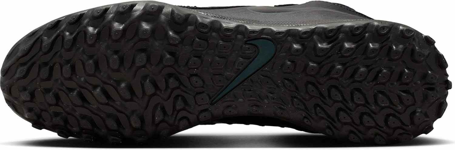 Nike Phantom Luna 2 Academy TF High-Top Soccer Shoes (FJ2566-002, Black/Deep Jungle/Black)
