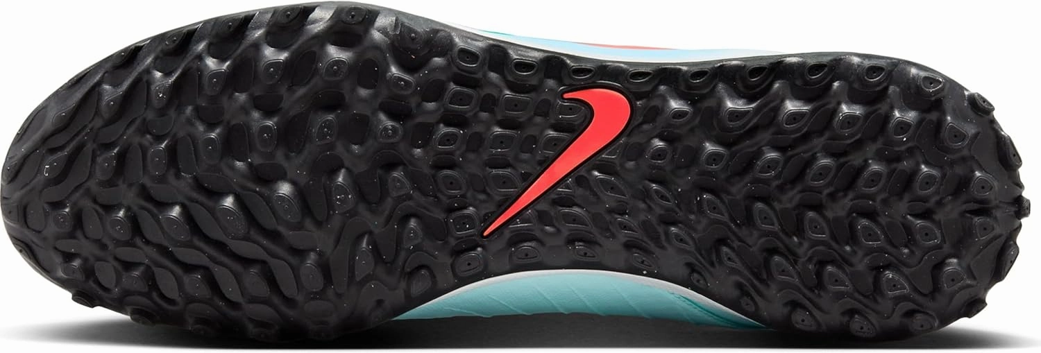Nike Phantom Luna 2 Academy TF High-Top Soccer Shoes (FJ2566-300, Mint/Off Noir/Atomic Red)