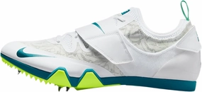 Nike Pole Vault Elite Track & Field Jumping Spikes (FZ9649-100, White/Barely Green/Electric Algae)