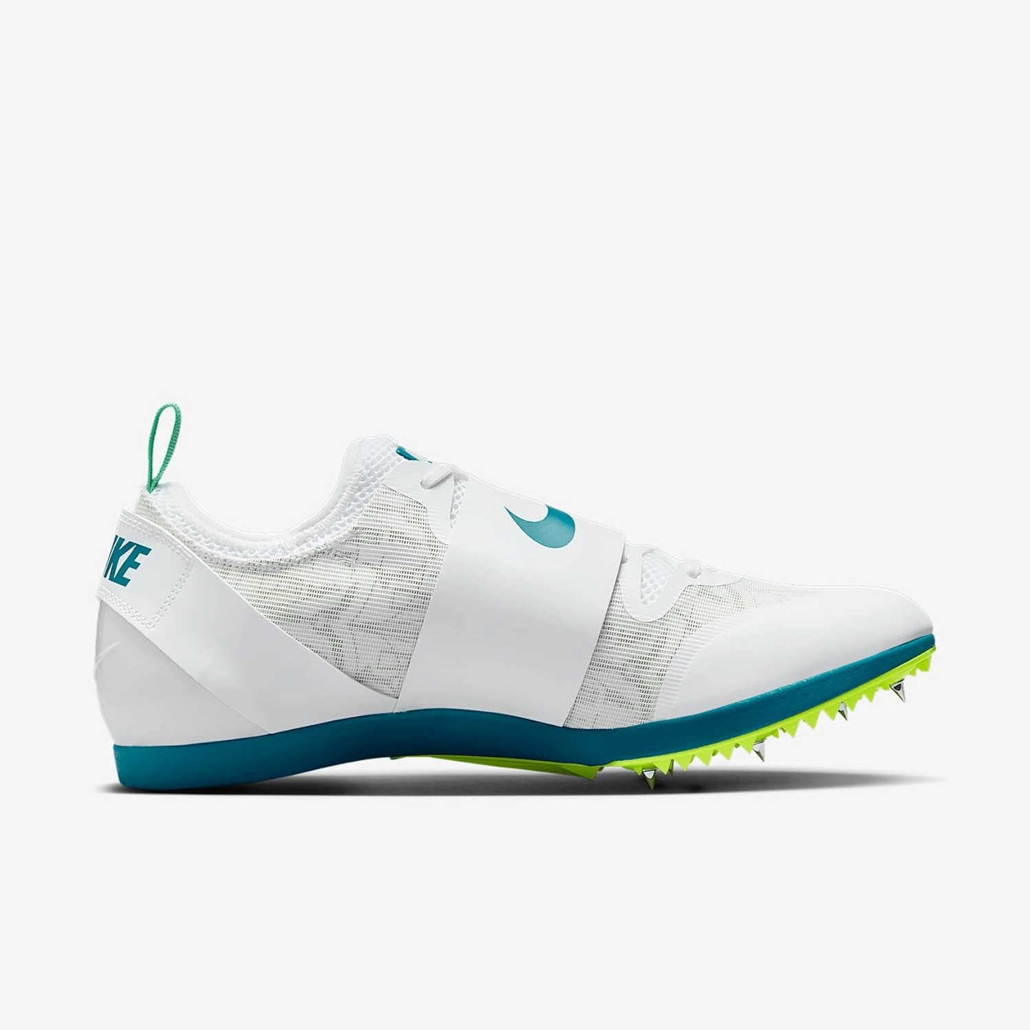 Nike Pole Vault Elite Track & Field Jumping Spikes (FZ9649-100, White/Barely Green/Electric Algae)
