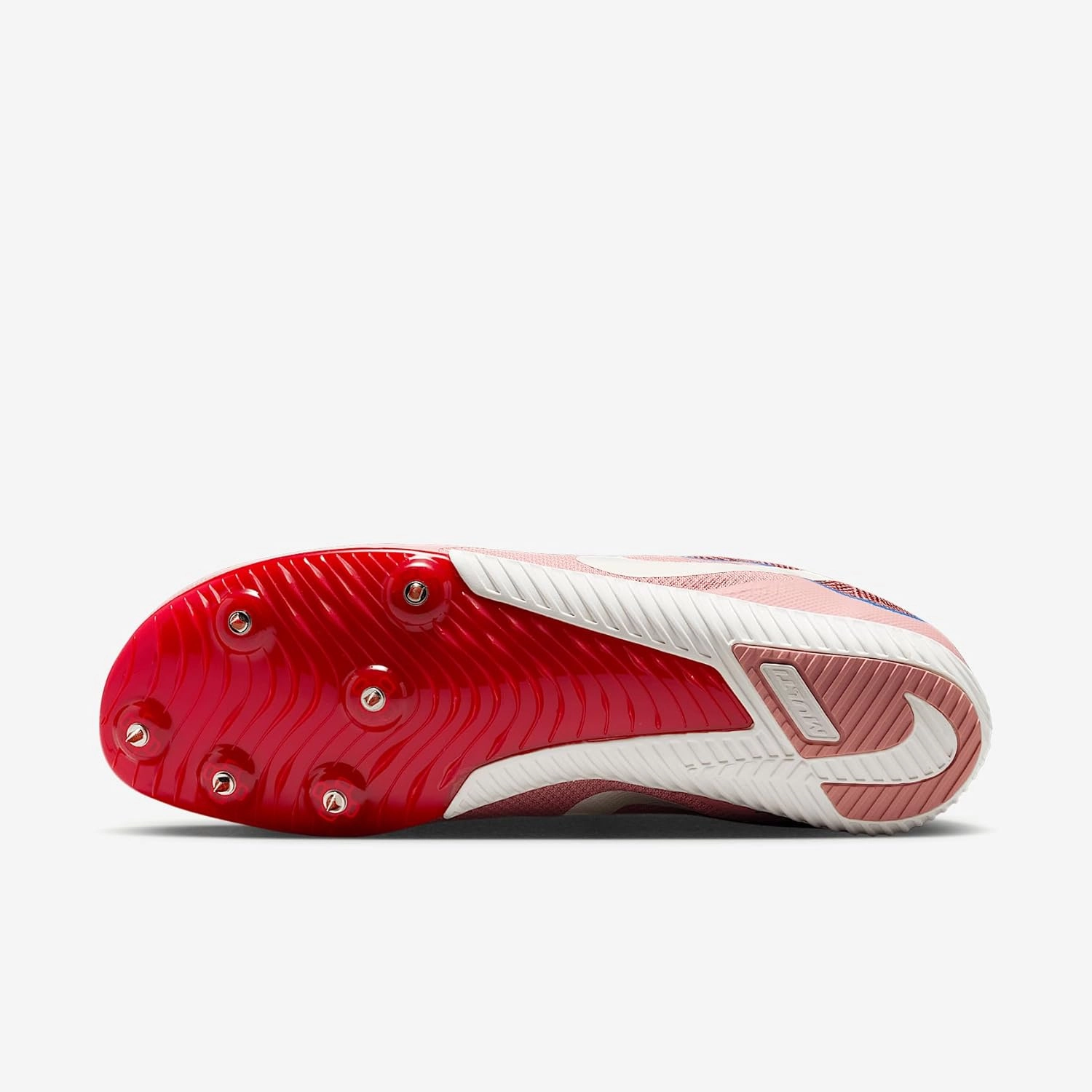 Nike Rival Multi Track & Field Multi-Event Spikes (HQ2062-600, Red Stardust/Malachite/University Red/Pale Ivory)