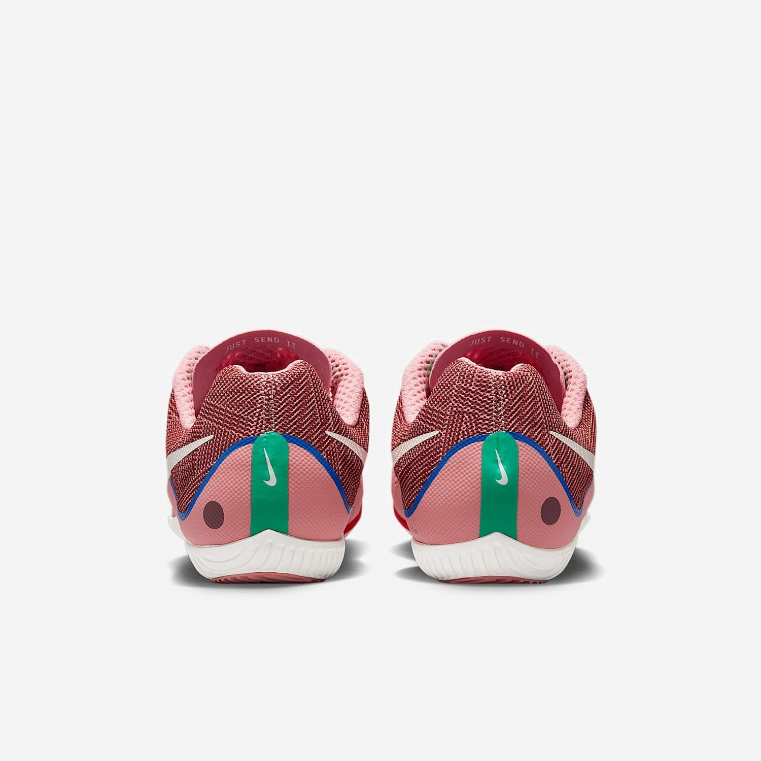 Nike Rival Multi Track & Field Multi-Event Spikes (HQ2062-600, Red Stardust/Malachite/University Red/Pale Ivory)