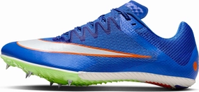 Nike Rival Sprint Track & Field Sprinting Spikes (DC8753-401, Racer Blue/Lime Blast/Safety Orange/White) Size 4