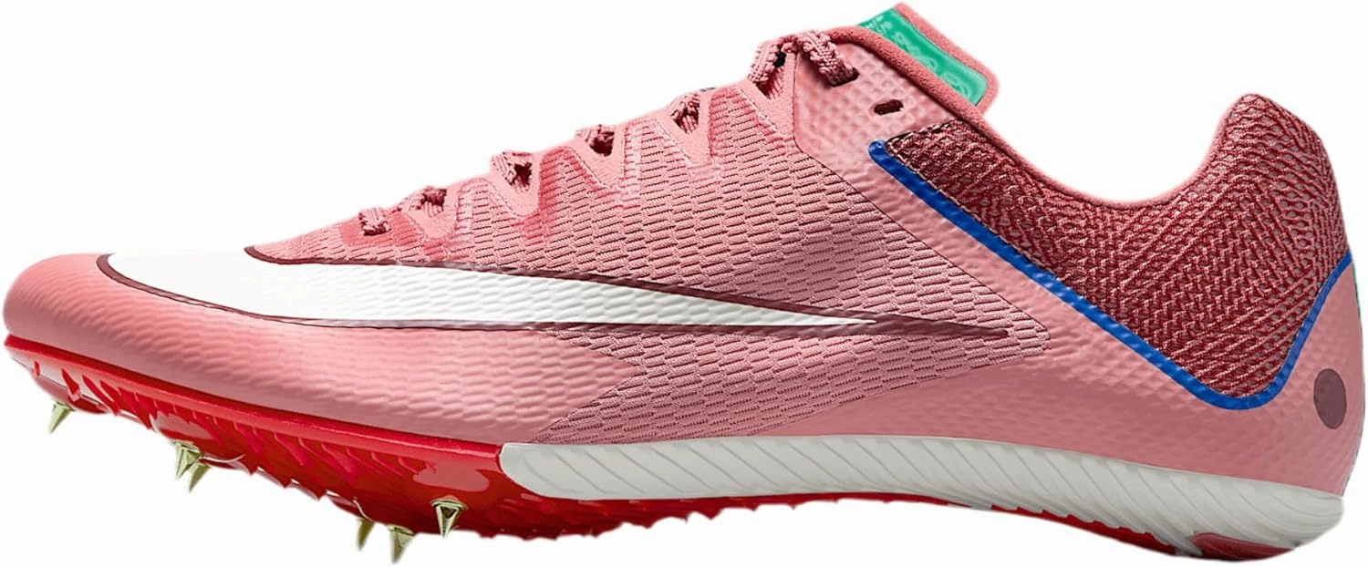 Nike Rival Sprint Track & Field Sprinting Spikes (HQ2061-600, Red Stardust/Stadium Green/University Red)