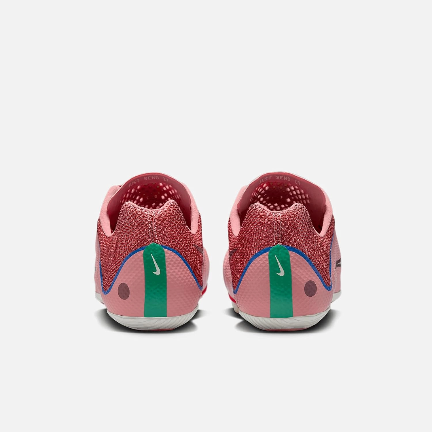 Nike Rival Sprint Track & Field Sprinting Spikes (HQ2061-600, Red Stardust/Stadium Green/University Red)