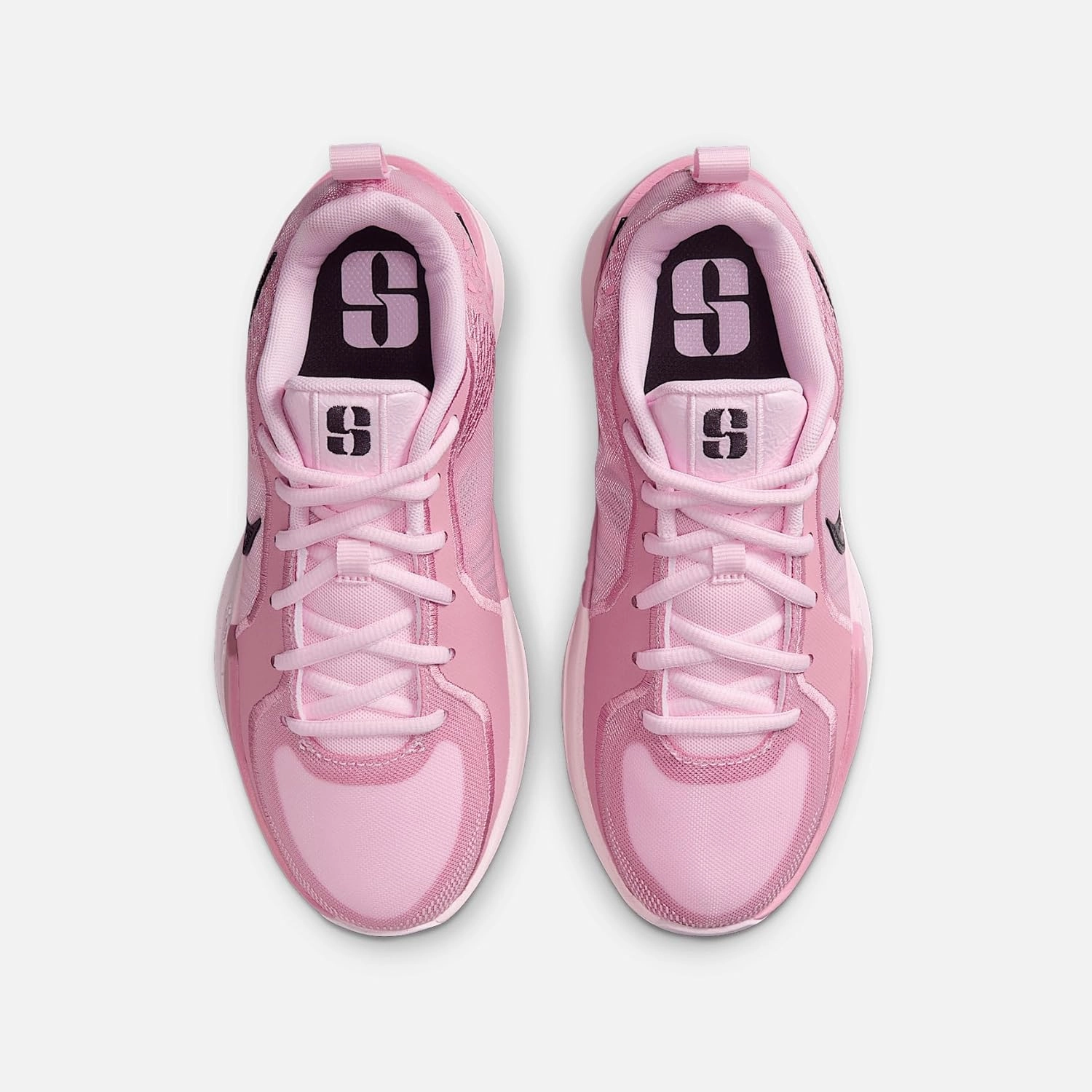 Nike Sabrina 2 Big Kids' Basketball Shoes (FQ7376-600, Pink Foam/Elemental Pink/Black)