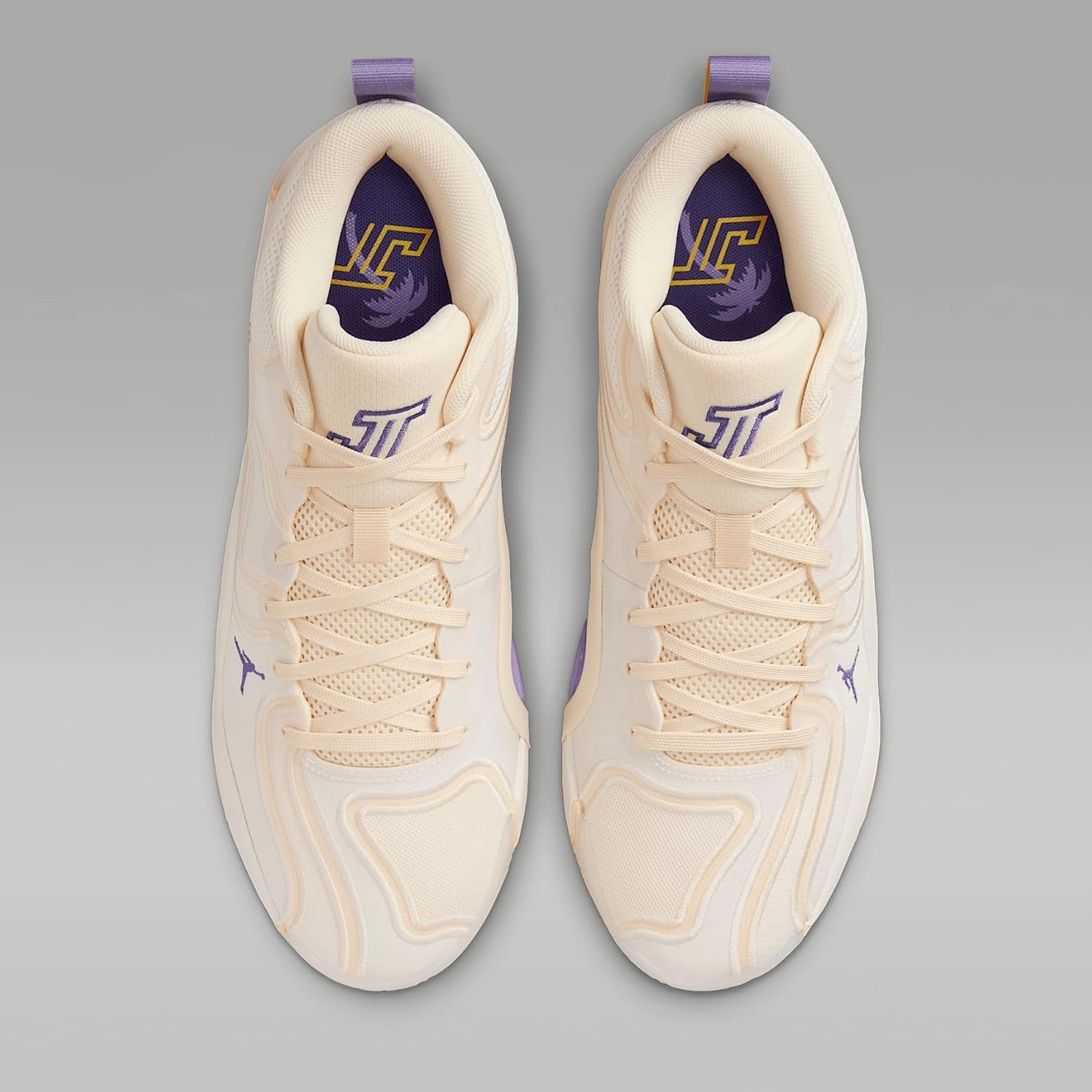 Nike Tatum 3 Basketball Shoes (HV5882-100, Sail/Muslin/Pale Ivory/Dark Iris)