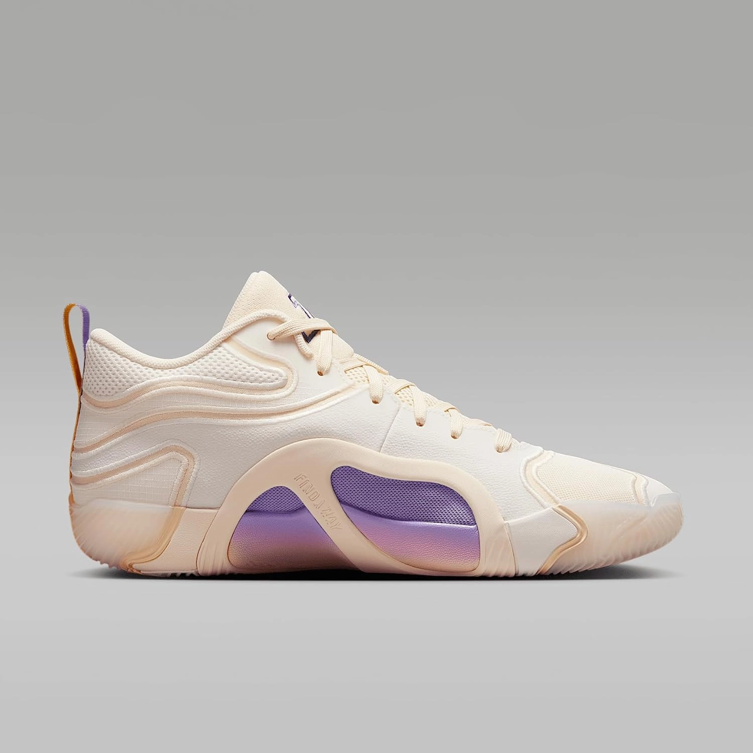 Nike Tatum 3 Basketball Shoes (HV5882-100, Sail/Muslin/Pale Ivory/Dark Iris)