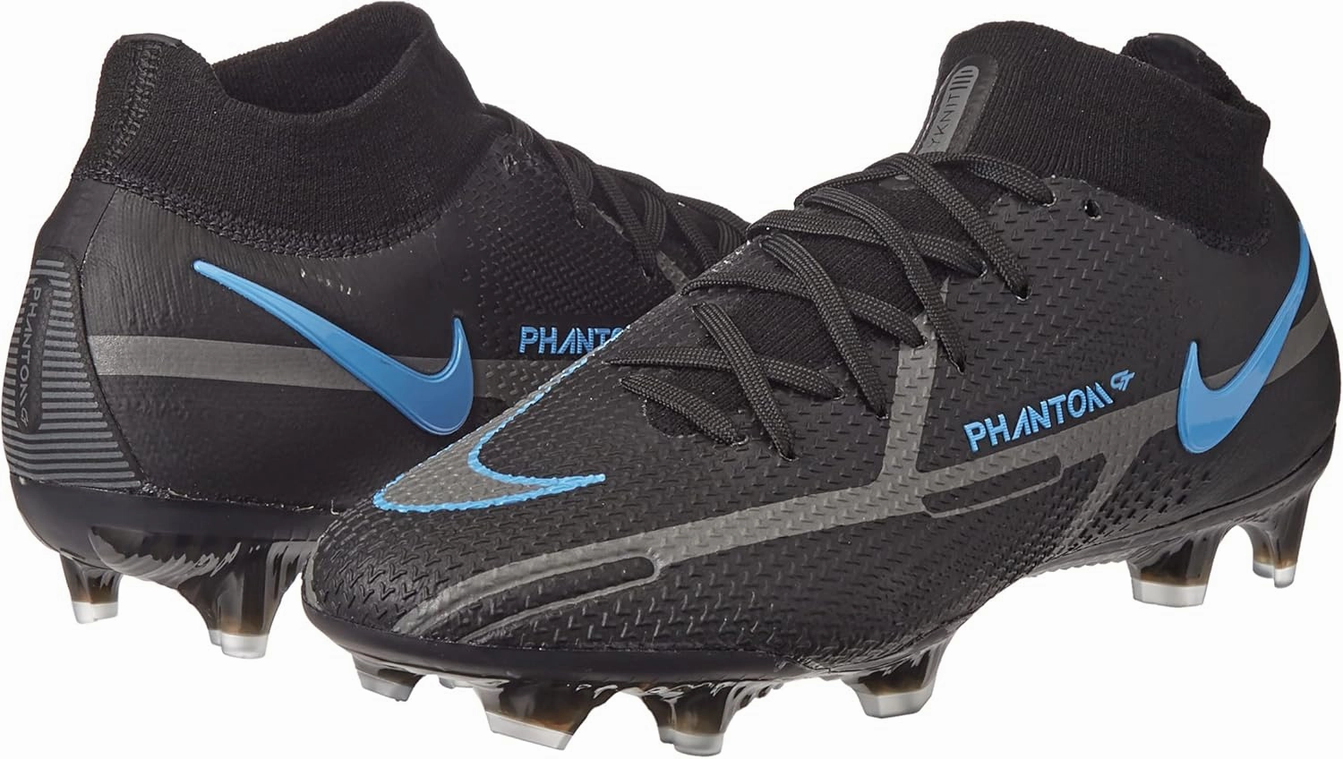 Nike Unisex Phantom GT2 Elite DF FG Soccer Shoe, White/BRT Crimson-Volt-Black
