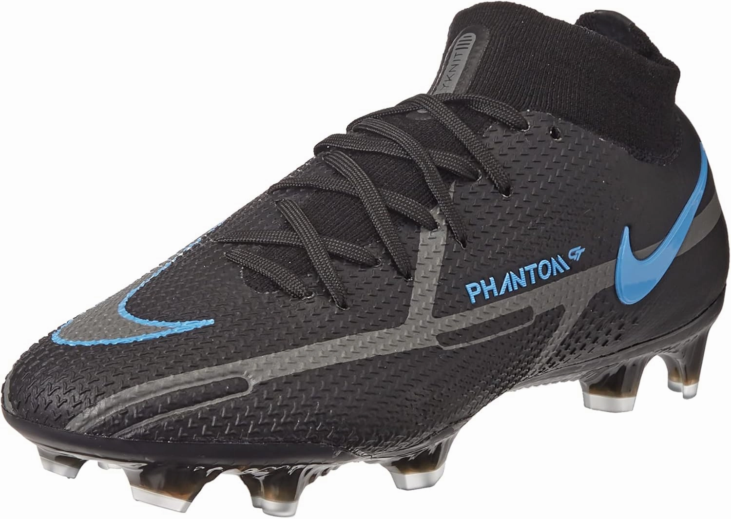 Nike Unisex Phantom GT2 Elite DF FG Soccer Shoe, White/BRT Crimson-Volt-Black