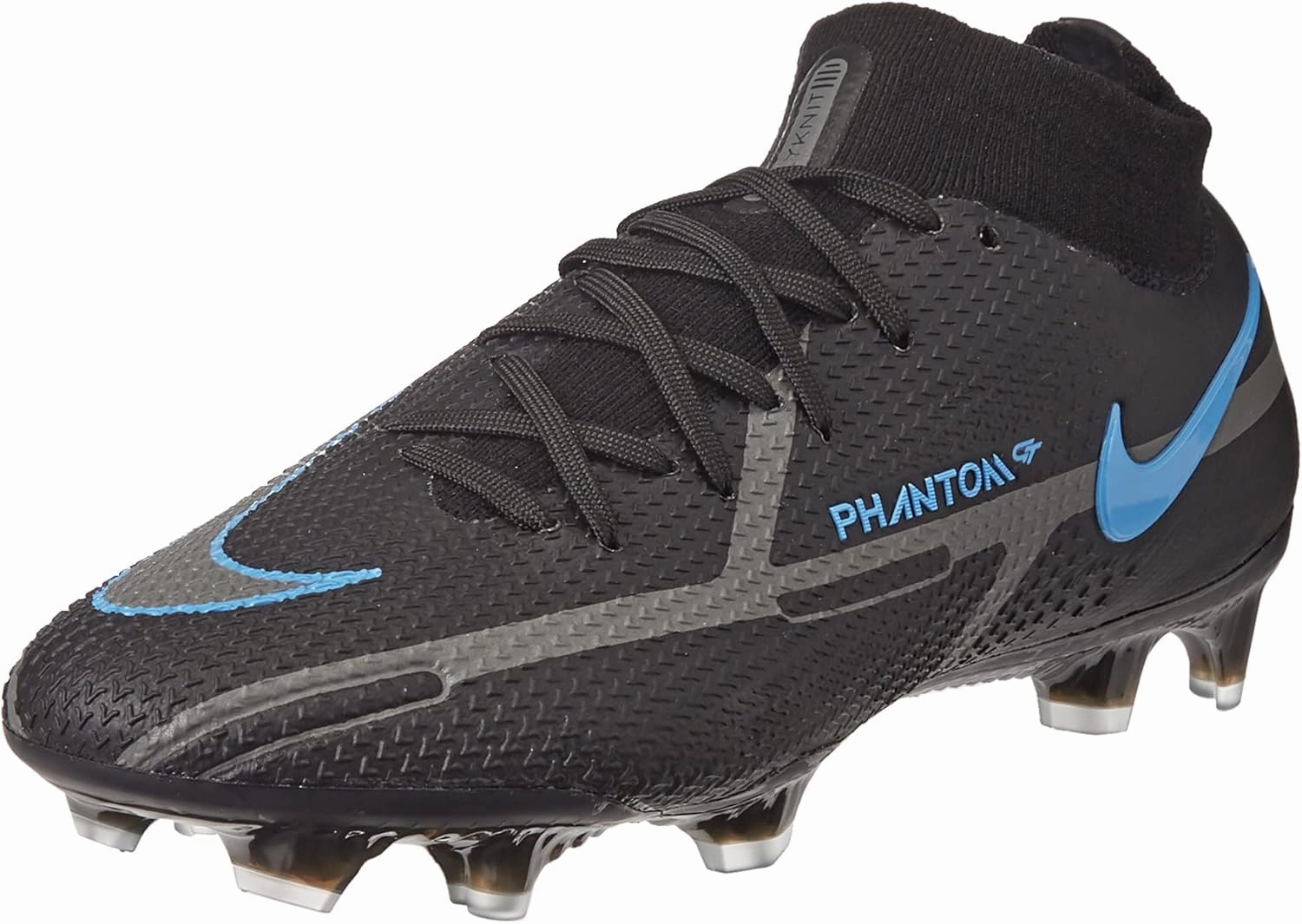 Nike Unisex Phantom GT2 Elite DF FG Soccer Shoe, White/BRT Crimson-Volt-Black