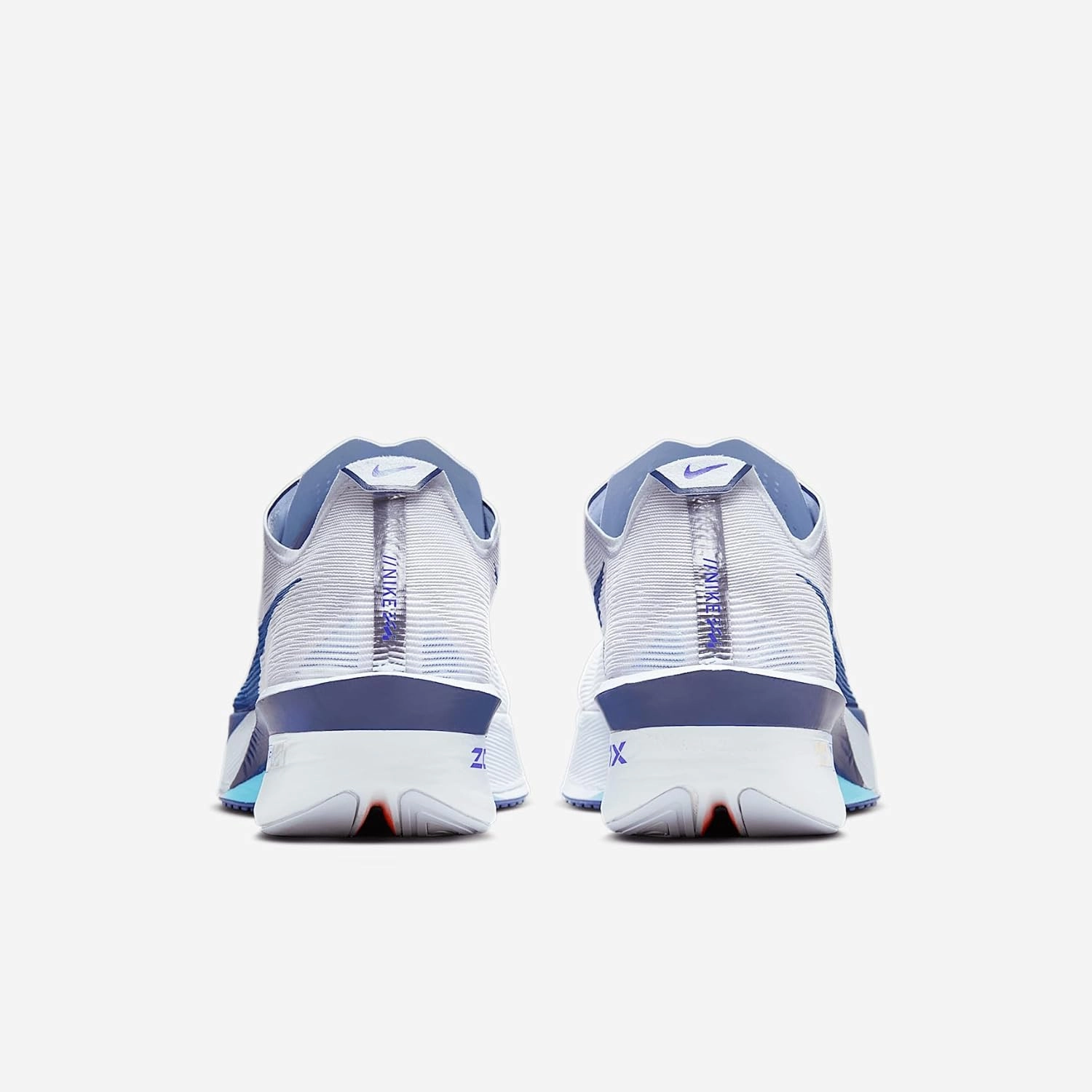 Nike Vaporfly 4 Women's Road Racing Shoes (HF6412-001, Ghost/Persian Violet/Football Grey/Blue Void)
