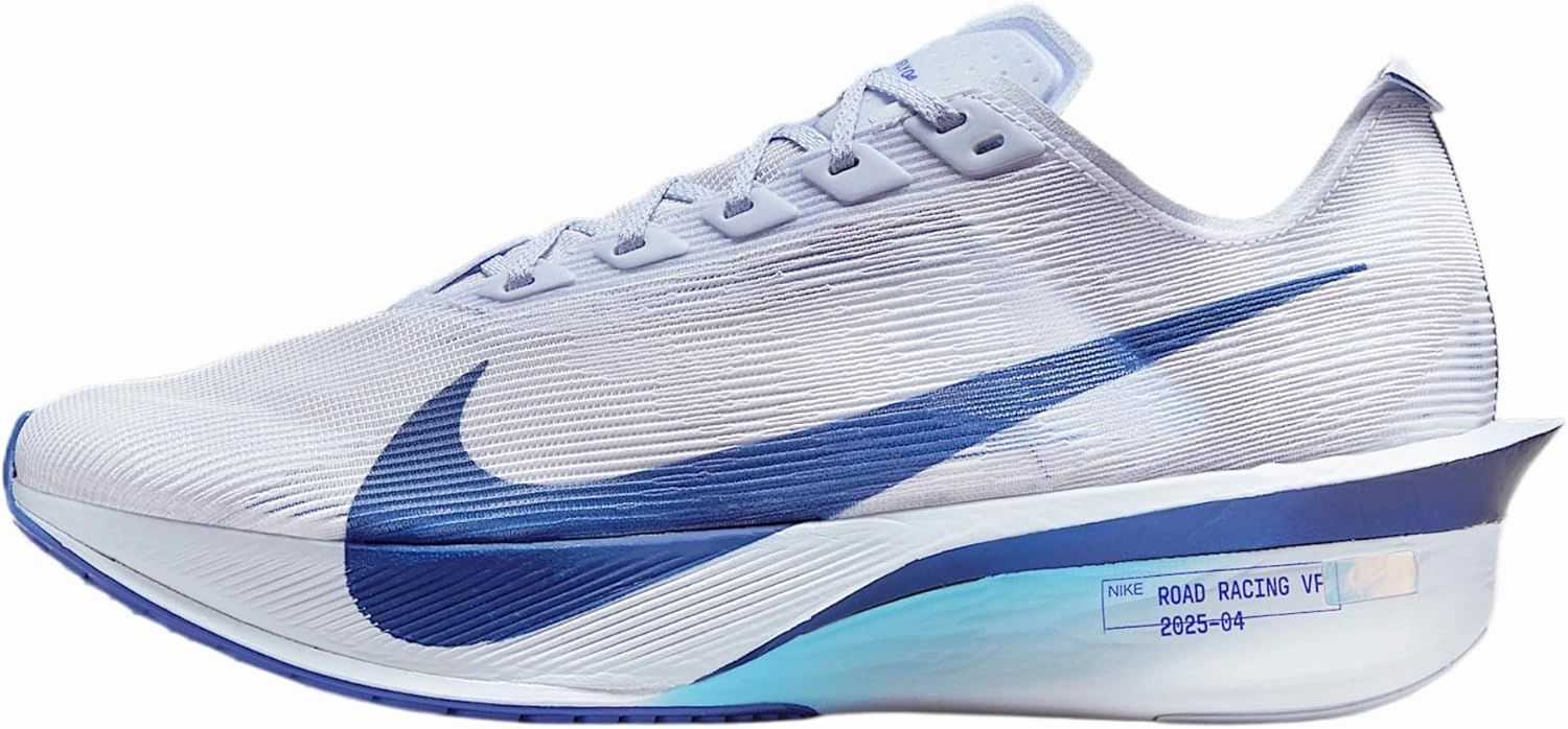Nike Vaporfly 4 Women's Road Racing Shoes (HF6412-001, Ghost/Persian Violet/Football Grey/Blue Void)