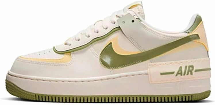 Nike W AF1 Shadow, Sail/Oil Green-Alabaster, 7.5 US [FN6335-101]