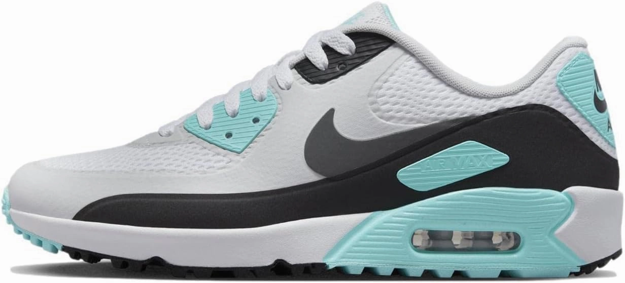 Nike Women Air Max Sneaker, White Dark Grey Cup, 16 US