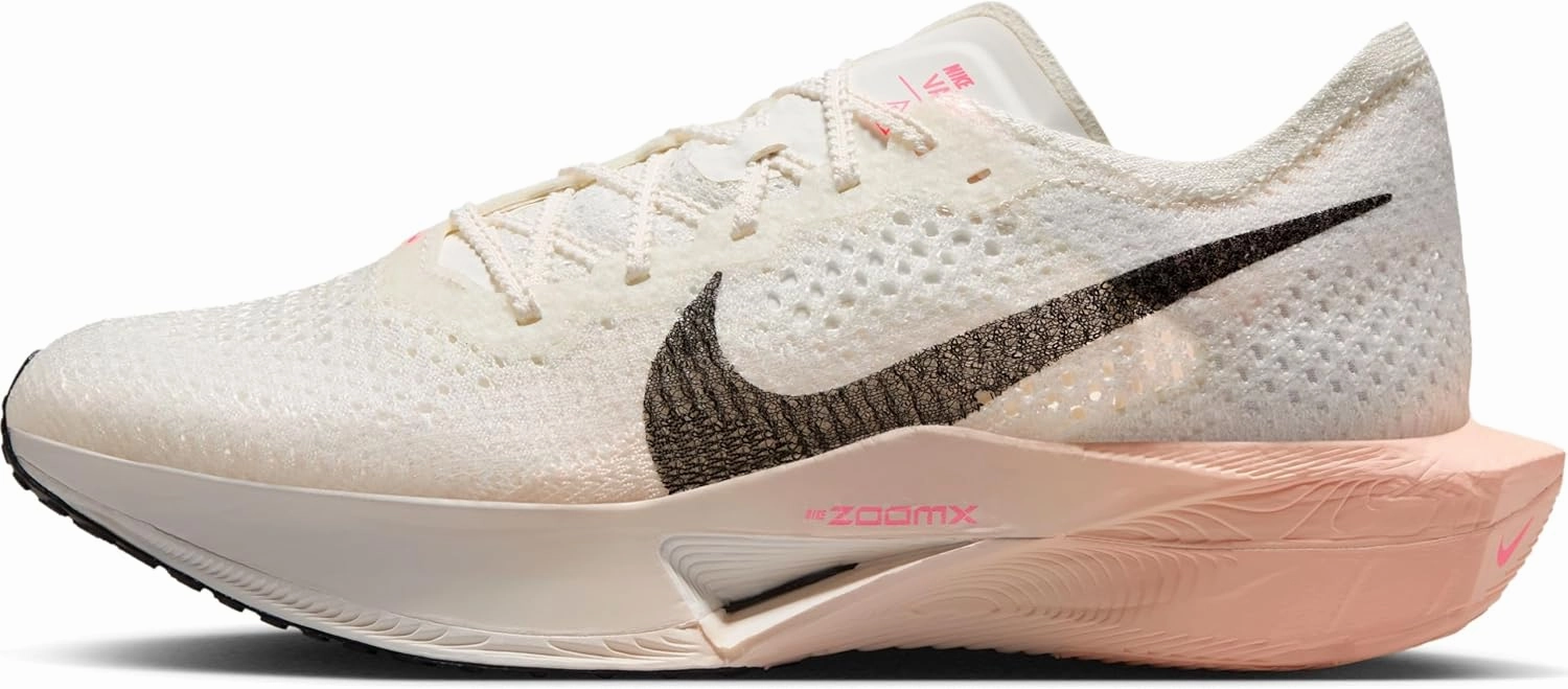 Nike Women's Competition Running Shoes, Sail Black Crimson Tint Guava Ice, 9