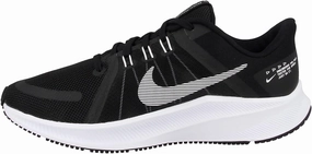 NIKE Women's Race Running Shoe, Black White Hyper Pink Dk Smoke Grey, 7.5
