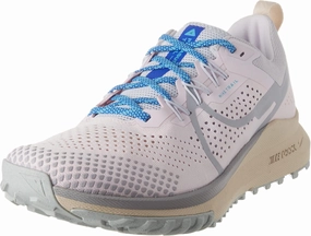 Nike Women's React Pegasus Trail 4 Running Shoes, Pearl Pink Wolf Grey Football Grey, 7 US