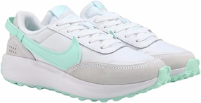 Nike Women's Waffle Debut Retro Sneakers, White/Football Grey/Marina/Mint Foam, 8.5 M