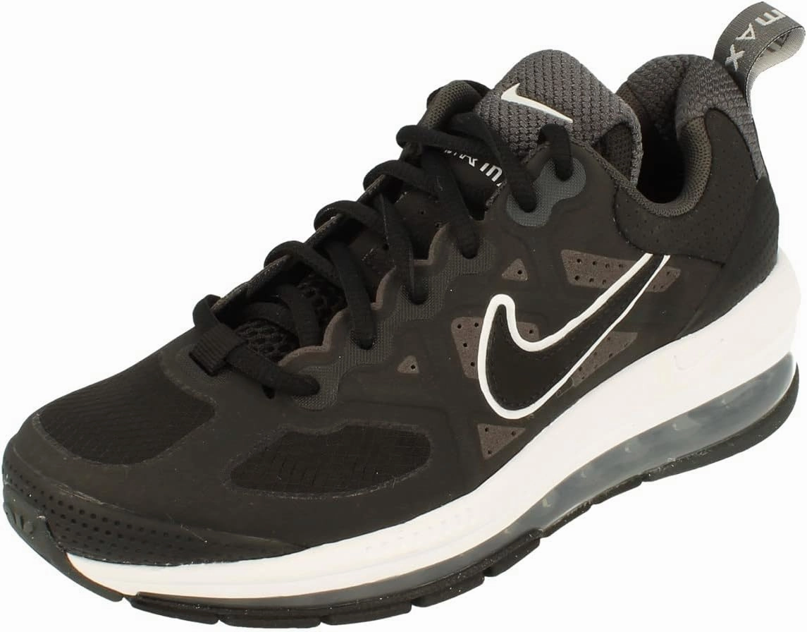 Nike Womens Air Max Genome Running Trainers CZ1645 Sneakers Shoes (UK 3.5 US 6 EU 36.5, Black Metallic Anthracite White 002)