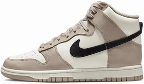 Nike Womens Dunk High Fossil Stone/Black-Sail Size 10.5