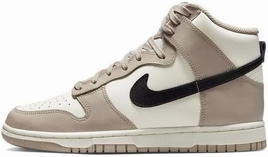 Nike Womens Dunk High Fossil Stone/Black-Sail Size 10.5