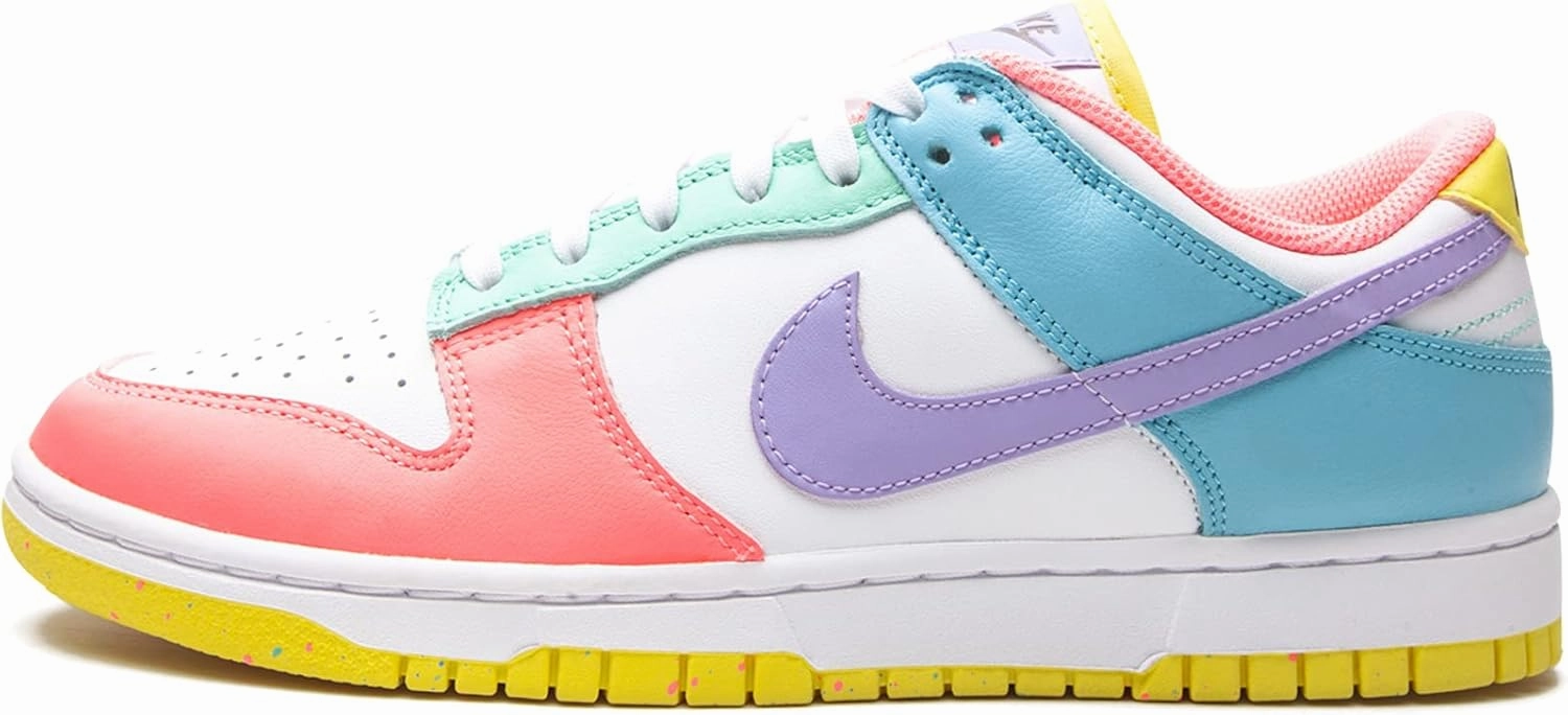 Nike Womens Dunk Low SE WMNS DD1872 100 Easter - Size 6W Black/White