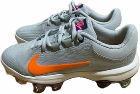 Nike Womens Hyperdiamond 4 Pro MCS Softball Cleats (HF1124-001) - Size 10.5 Grey