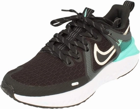 Nike Womens Legend React 2 Running Trainers AT1369 Sneakers Shoes (UK 3.5 US 6 EU 36.5, Black Platinum Tint Hyper Turquoise 010)