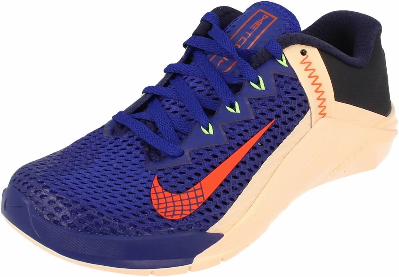 Nike Womens Metcon 6 Trainers AT3160 Sneakers Shoes (UK 3.5 US 6 EU 36.5, Concord Team Orange 446)
