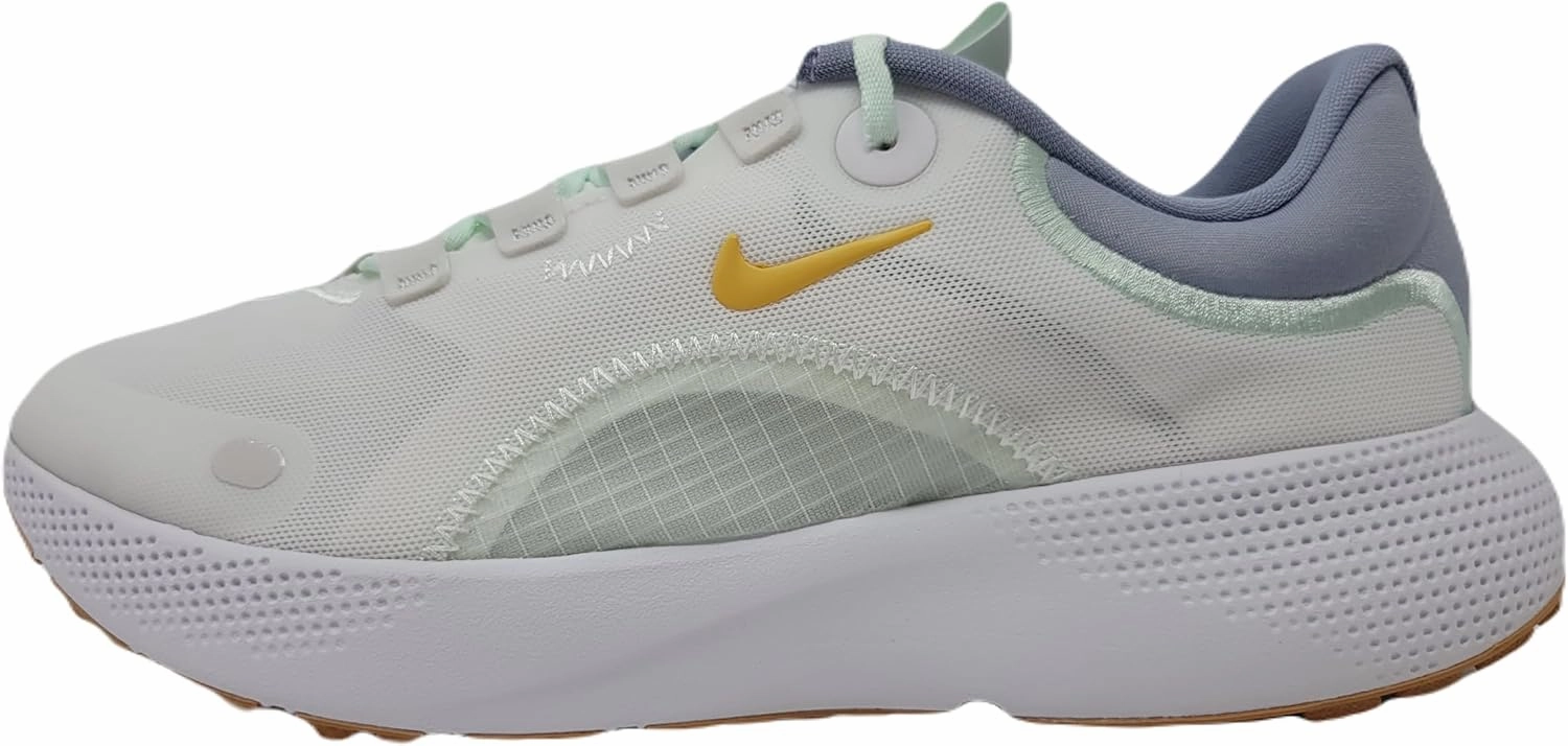 Nike Womens React Escape RN Running Shoes, White/Solar Flare-Glacier Grey, 9 M US