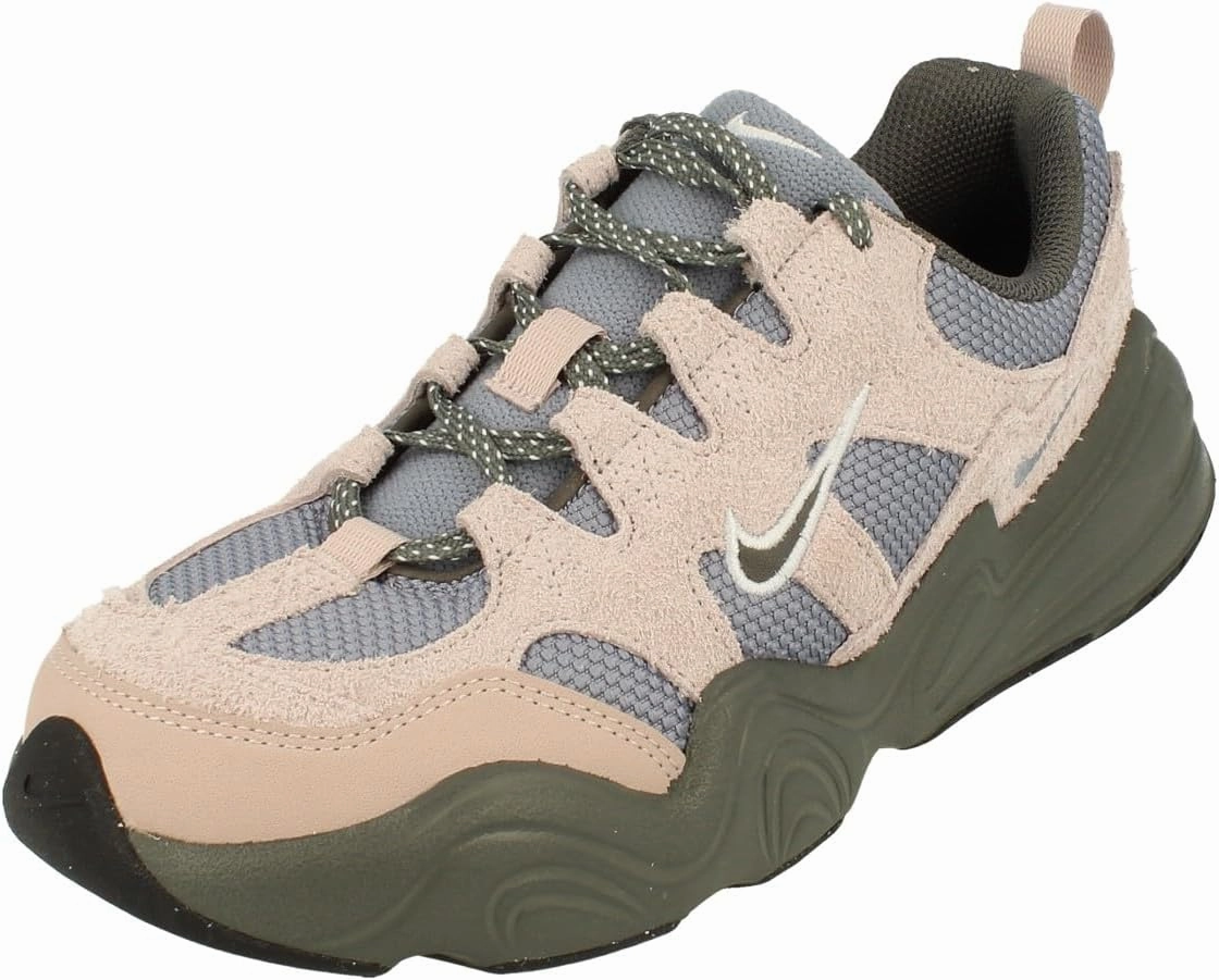 Nike Womens Tech Hera Trainers DR9761 Sneakers Shoes (UK 4.5 US 7 EU 38, Ashen Slate Football Grey 401)