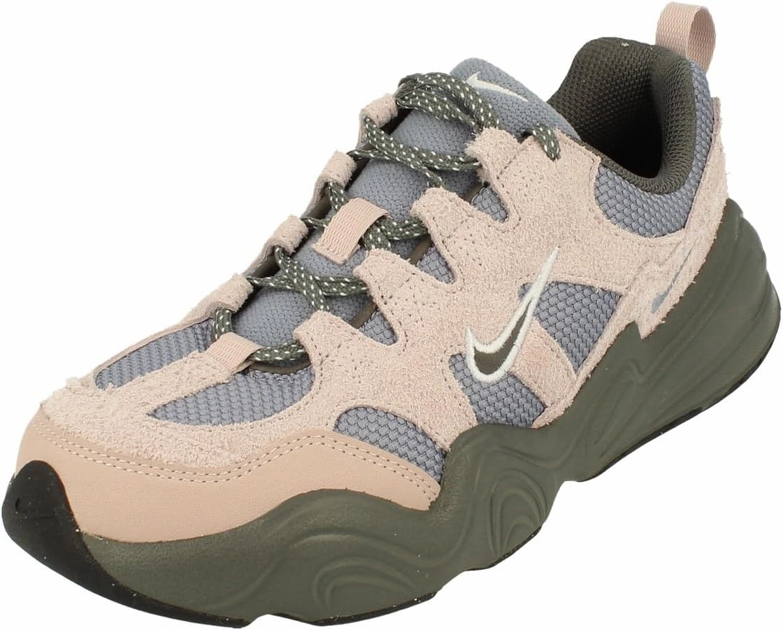 Nike Womens Tech Hera Trainers DR9761 Sneakers Shoes (UK 5.5 US 8 EU 39, Ashen Slate Football Grey 401)