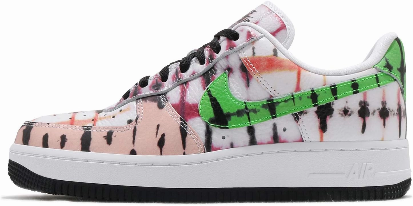Nike Womens WMNS AIR Force 1 Low CW1267 101 Black TIE DYE - Size 6W