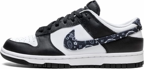 Nike Womens WMNS Dunk Low ESS DH4401 100 Black Paisley - Size 7.5W