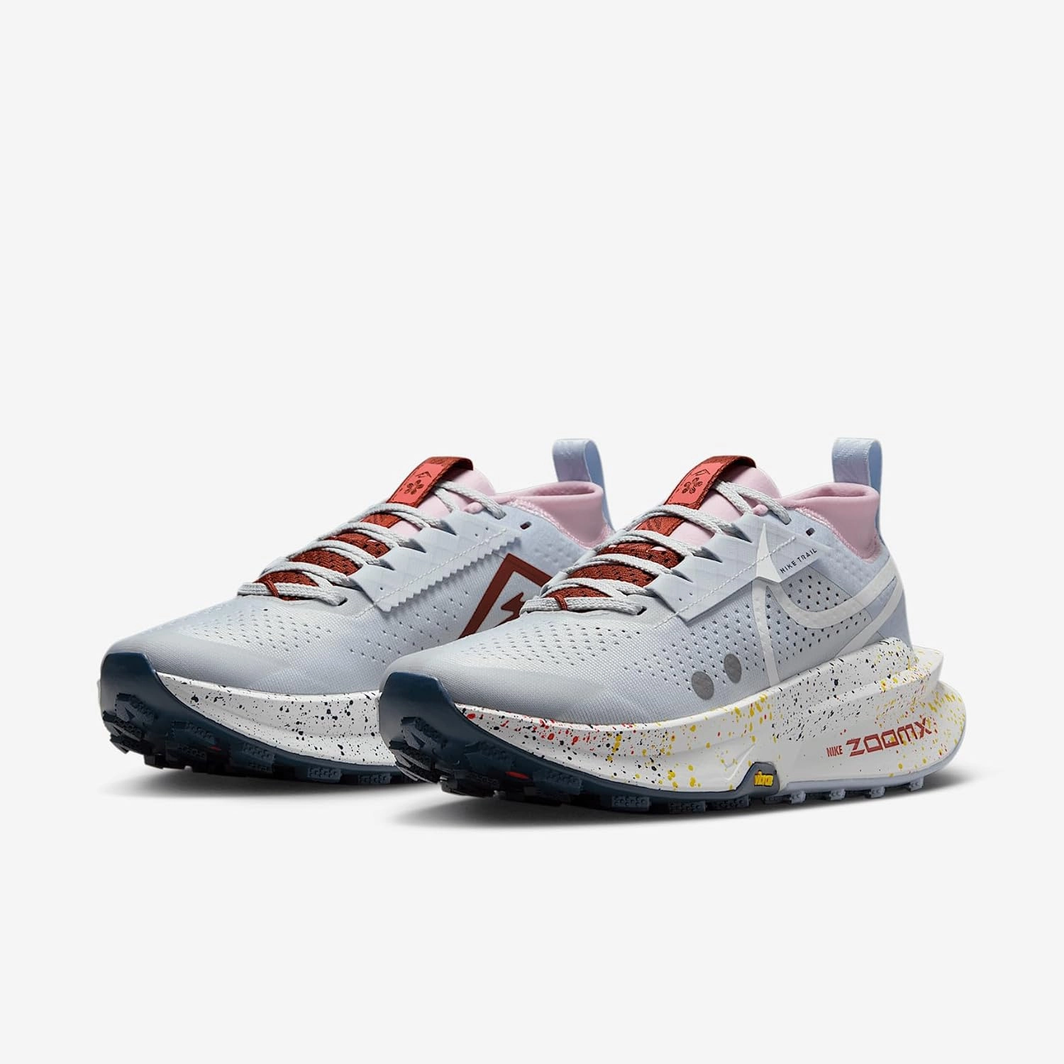 Nike Zegama 2 Women's Trail Running Shoes (FD5191-006, Pure Platinum/Football Grey/Pink Foam/White)