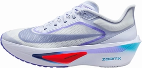 Nike Zoom Fly 6 Women's Road Racing Shoes (FN8455-004, Ghost/Football Grey/Blue Lightning/Blue Void)