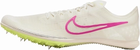 Nike Zoom Mamba 6 Track & Field Distance Spikes, 4.5, White/Black