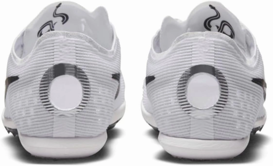 Nike Zoom Mamba 6 Track & Field Distance Spikes, 4.5, White/Black