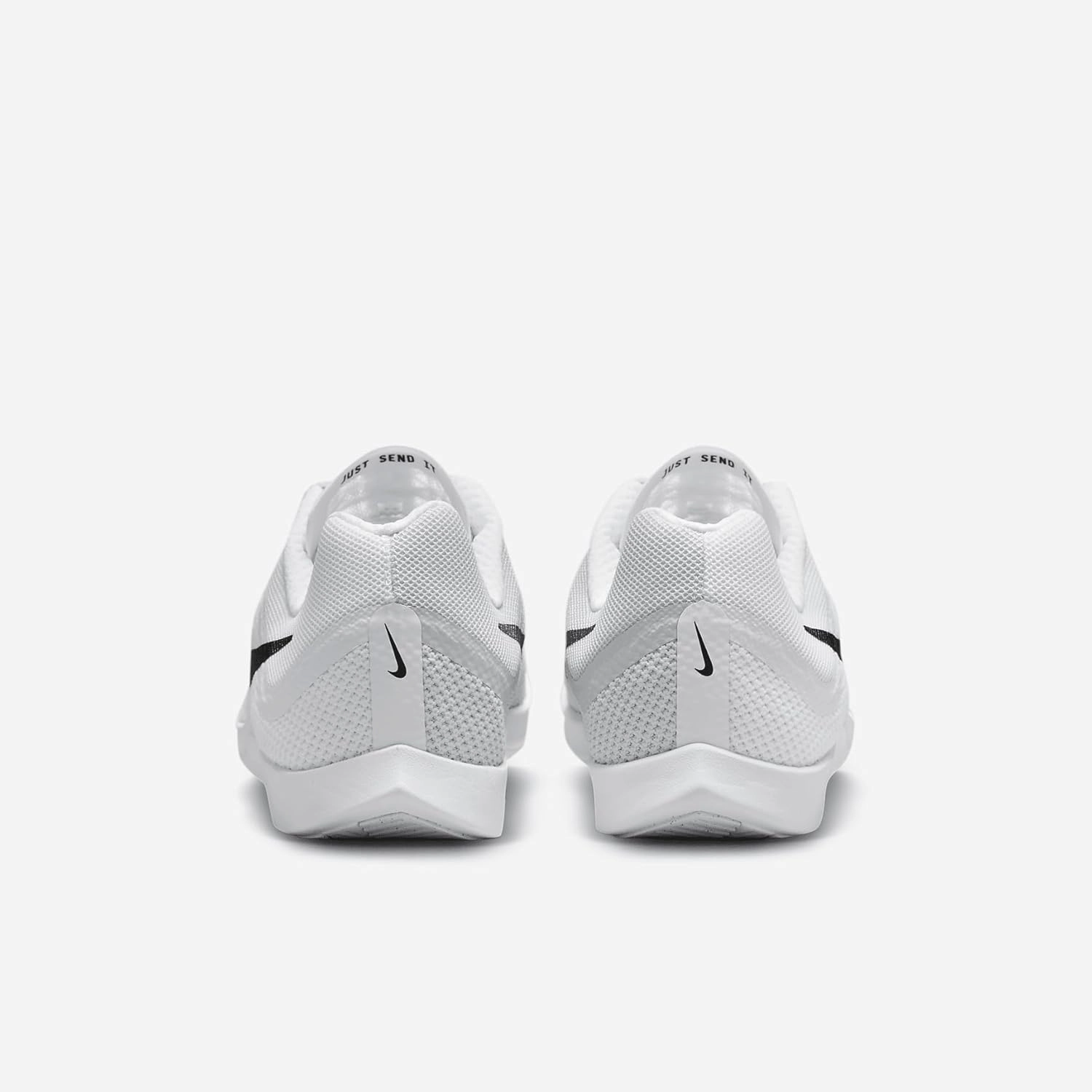 Nike Zoom Rival Track & Field Distance Spikes (FZ9653-100, White/Metallic Silver/Black)