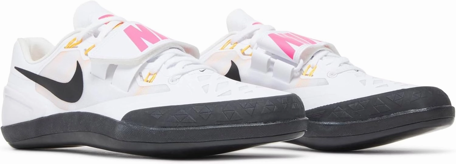 Nike Zoom Rotational 6 Track & Field Throwing Shoes (685131-004, Anthracite/Black/Light Lemon Twist/Fierce Pink)