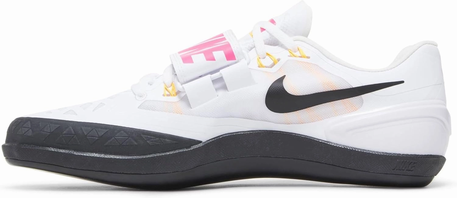 Nike Zoom Rotational 6 Track & Field Throwing Shoes (685131-004, Anthracite/Black/Light Lemon Twist/Fierce Pink)
