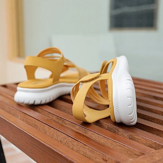 OCW Best Orthopedic Sandals For Women EVA Flat Sole Hook&loop Leisure